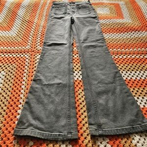 GAP Olive 70s Flare High Rise Jeans 28 6 Tall
